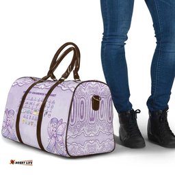 Epilepsy Awareness Alphabet Travel Bag Purple Ribbon Butterfly Cute Style DT05