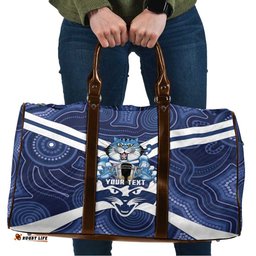 AFL Cats Football Personalised Travel Bag Final Geelong Premiers Trophy Aboriginal LT14