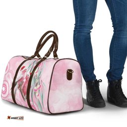 Australia Funny Pink Galah Christmas Travel Bag Aboriginal Eucalyptus Blossoms Watercolor LT14