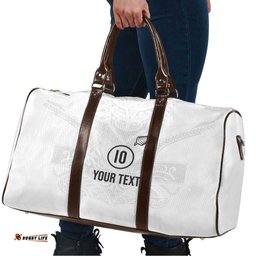 Custom New Zealand Football Travel Bag The Whites-Sporty T90 Style LT03