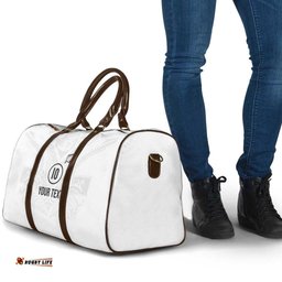 Custom New Zealand Football Travel Bag The Whites-Sporty T90 Style LT03