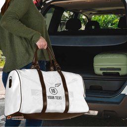 Custom New Zealand Football Travel Bag The Whites-Sporty T90 Style LT03