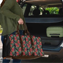 Australia Sturt's Desert Pea Travel Bag Aussie Native Flowers Indigenous Art LT14