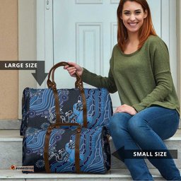 Autism Awareness Travel Bag Hope Ribbon And Aboriginal Patterns DT05