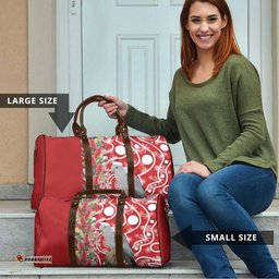 Blue Galah Mutation Christmas Australia Travel Bag Falalalala Galalah Bottlebrush Red Aboriginal Art LT14