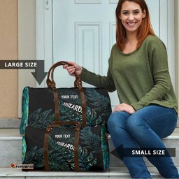 Aotearoa Personalized Lawn Bowls Maori Travel Bag New Zealand Paua Shell Tribal Silver Fern LT7