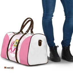 Custom Bowls Australia Breast Cancer Travel Bag Pink Ribbon Curve Sporty LT14
