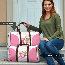 Custom Bowls Australia Breast Cancer Travel Bag Pink Ribbon Curve Sporty LT14