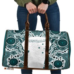 Australia Rugby 2026 Travel Bag Go Wallabies Aboriginal Pattern White Version LT05