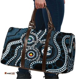 Carlton NAIDOC Week 2026 Personalised Travel Bag 50 Years of Deadly Aboriginal Art LT14
