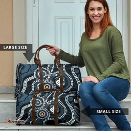 Carlton NAIDOC Week 2026 Personalised Travel Bag 50 Years of Deadly Aboriginal Art LT14