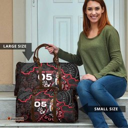 Custom Saints Football Travel Bag Aboriginal Dot Art Pattern DT05