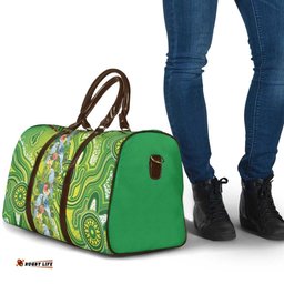 Budgerigar Australia Travel Bag Aussie Common Parakeet Indigenous Art LT14