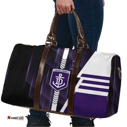 Fremantle Dockers Travel Bag Modern Geometric Sports Graphic Style TS04