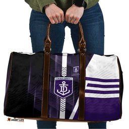 Fremantle Dockers Travel Bag Modern Geometric Sports Graphic Style TS04