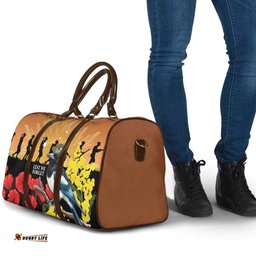 Australia Magpie ANZAC Day Travel Bag Rising Sun 25th April Poppy Golden Wattle LT14