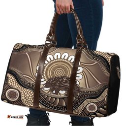 Indigenous Echidna Australia Travel Bag Australian Aboriginal Art Proud LT14