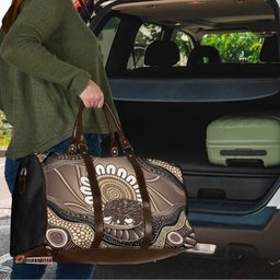 Indigenous Echidna Australia Travel Bag Australian Aboriginal Art Proud LT14