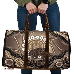 Indigenous Echidna Australia Travel Bag Australian Aboriginal Art Proud LT14