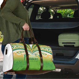 Cook Islands Rugby League Travel Bag Avaiki Tatau Tribal Motifs White Color LT03