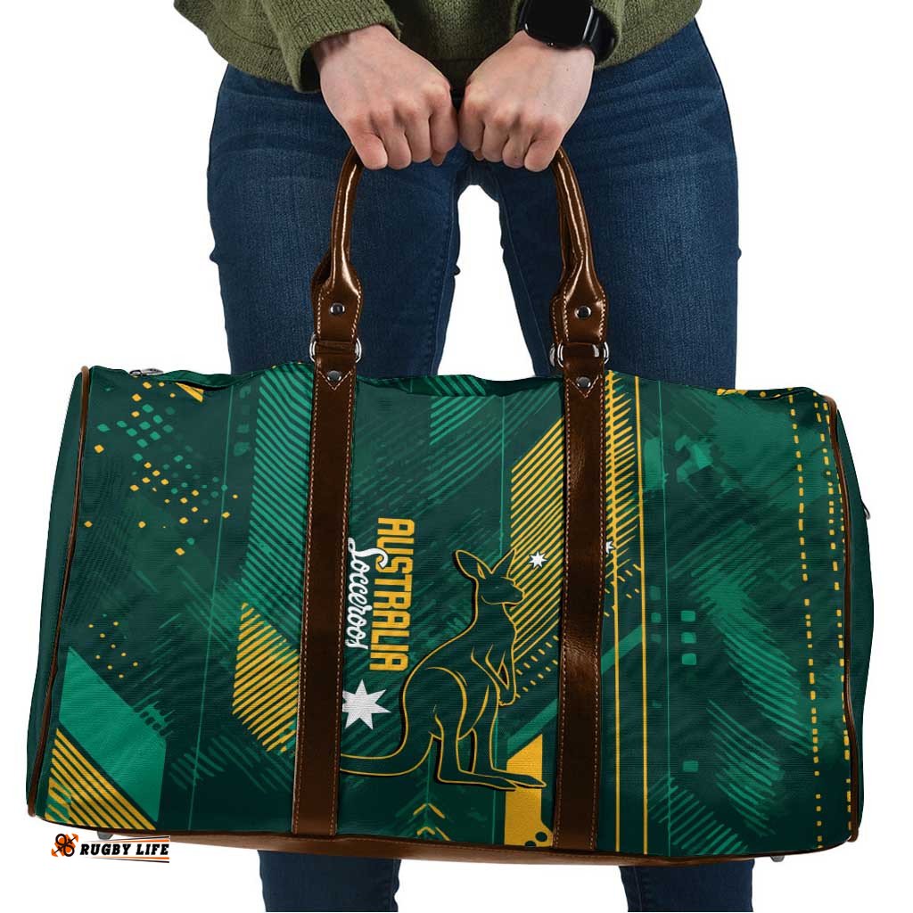 Australia Socceroos 2026 Custom Travel Bag Go Aussie Kangaroo National Color LT14