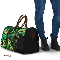Humpback Whale Matariki New Zealand Travel Bag NZ Maori Paikea Poutama Luxury Green LT14