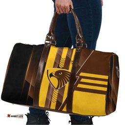Hawthorn Hawks Travel Bag Modern Geometric Sports Graphic Style TS04