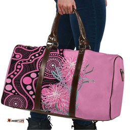 Australia Grevillea Travel Bag Aussie Native Spider Flower Indigenous Art LT14