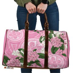 Australia Lilly Pilly Riberry Travel Bag Aussie Native Flowers Indigenous Art LT14