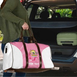 Custom Bowls Australia Breast Cancer Travel Bag Pink Ribbon Aussie Map With Kangaroo Emu LT14