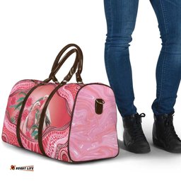 Indigenous Pink Galah Australia Travel Bag Australian Hakea Aboriginal Art Proud LT14
