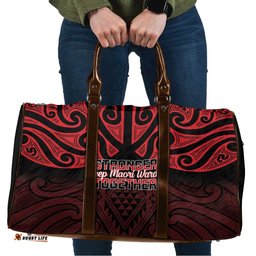 Keep Maori Wards New Zealand Travel Bag Stronger Together Aotearoa Taniko LT14