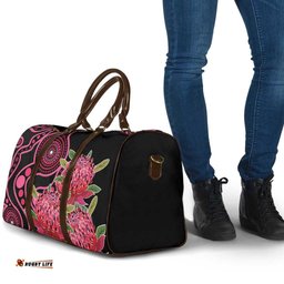 Australia Waratah Travel Bag Telopea Aussie Native Flowers Indigenous Art LT14