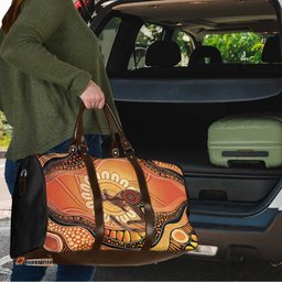 Indigenous Kangaroo Australia Travel Bag Australian Aboriginal Art Proud LT14