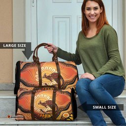 Indigenous Kangaroo Australia Travel Bag Australian Aboriginal Art Proud LT14
