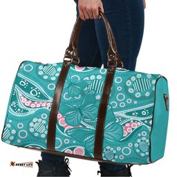 Australia Hereditary Cancer Awareness Travel Bag Aboriginal Butterflies LT7