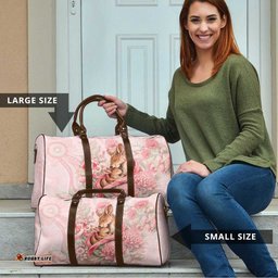 Breast Cancer Awareness Travel Bag Mother Kangaroo And Ribbon Hope DT05