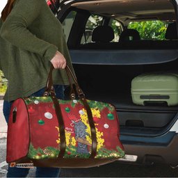 Australia Gang-gang Cockatoo Christmas Travel Bag Callocephalon Fimbriatum Golden Wattle Red LT14