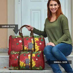 Australia Gang-gang Cockatoo Christmas Travel Bag Callocephalon Fimbriatum Golden Wattle Red LT14