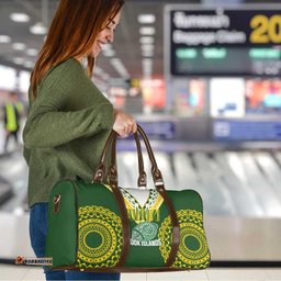 Avaiki Cook Islands Rugby Travel Bag Kuki Airani Tatau Green LT14