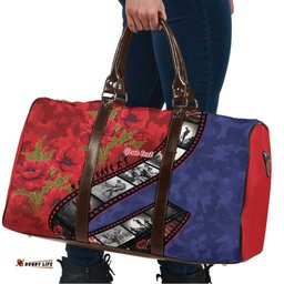 Personalised ANZAC Spirit 1915-2026 Filmstrip Tribute Travel Bag Lest We Forget 25 April LT9