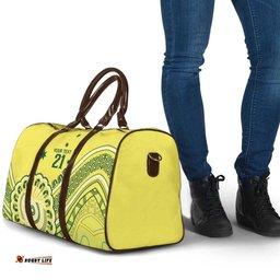 Custom Cricket Aussie Pride Travel Bag Aboriginal Dot Art Cricket LT9