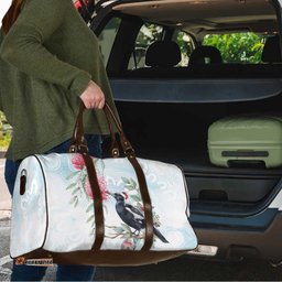 Australia Magpie Christmas Travel Bag Eucalyptus Aboriginal Watercolor Stylized LT14