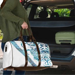 Kahui Whetu Paua shell Kowhaiwhai Taniko Personalised Travel Bag Turtle Tattoo Maori Tribal Style LT9