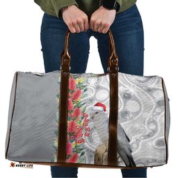 Blue Galah Mutation Christmas Australia Travel Bag Falalalala Galalah Bottlebrush Grey Aboriginal Art LT14