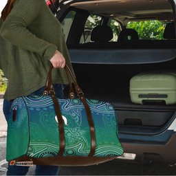 Torres Strait Islands Travel Bag Shark Indigenous Australian Tribal Dot Art TS04