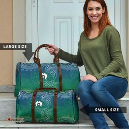 Torres Strait Islands Travel Bag Shark Indigenous Australian Tribal Dot Art TS04