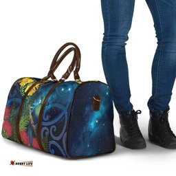 Tui Bird New Zealand Starry Sky Travel Bag Maori Koru LT7