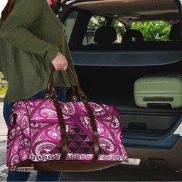 Matariki New Zealand Travel Bag NZ Niho Taniwha Maori New Year Pink Galaxy LT14