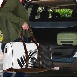 New Zealand Lawn Bowls Custom Travel Bag Aotearoa Silver Fern LT14